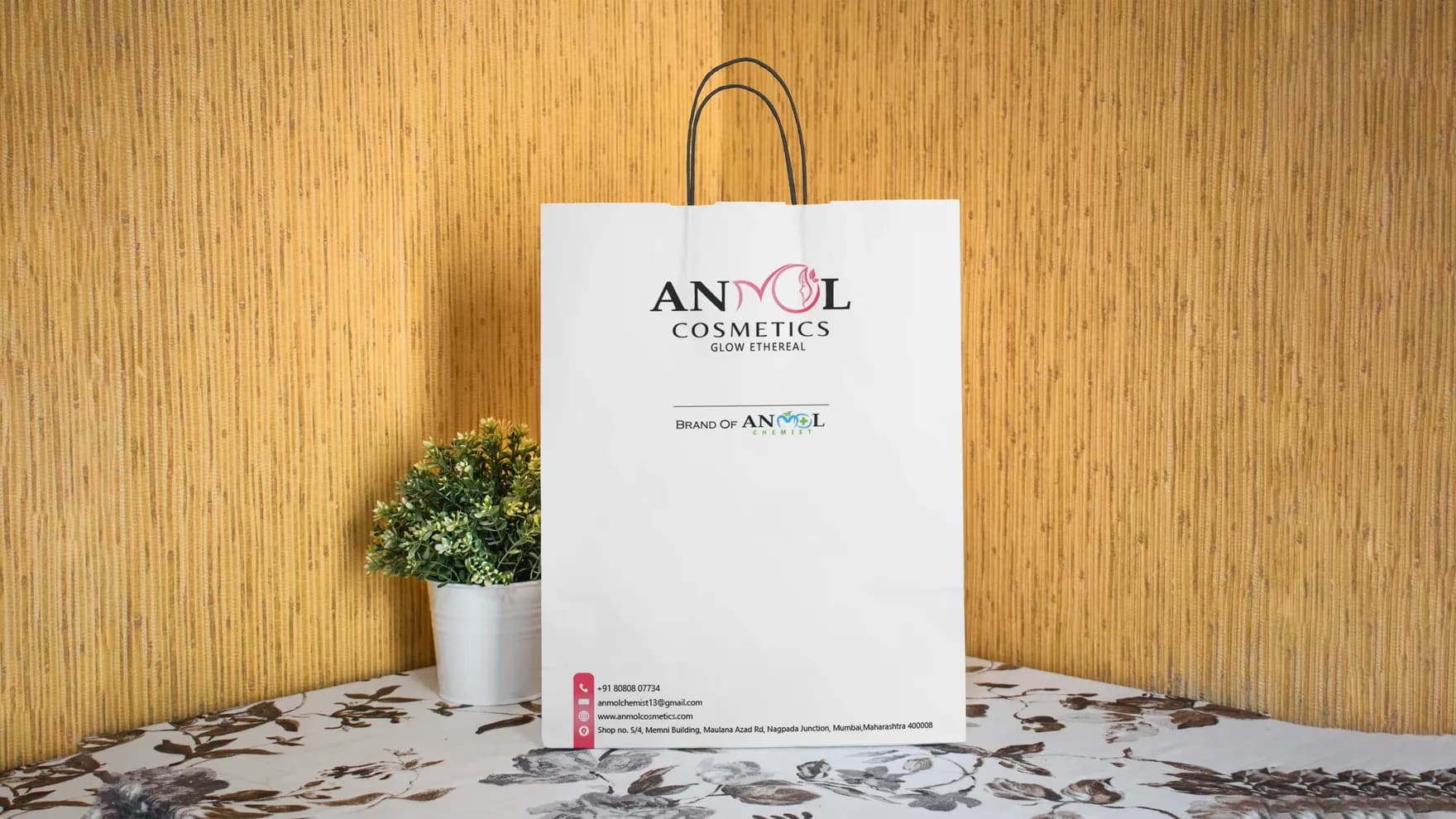 Anmol Cosmetics Beauty Product Social Media Post Design Mockup
