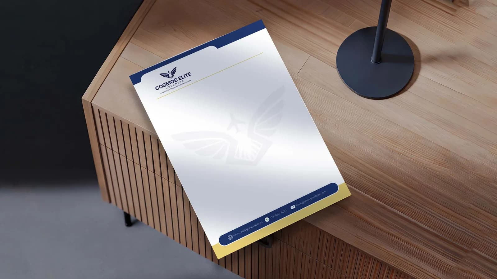 Cosmos Elite Journeys logo and brand identity design