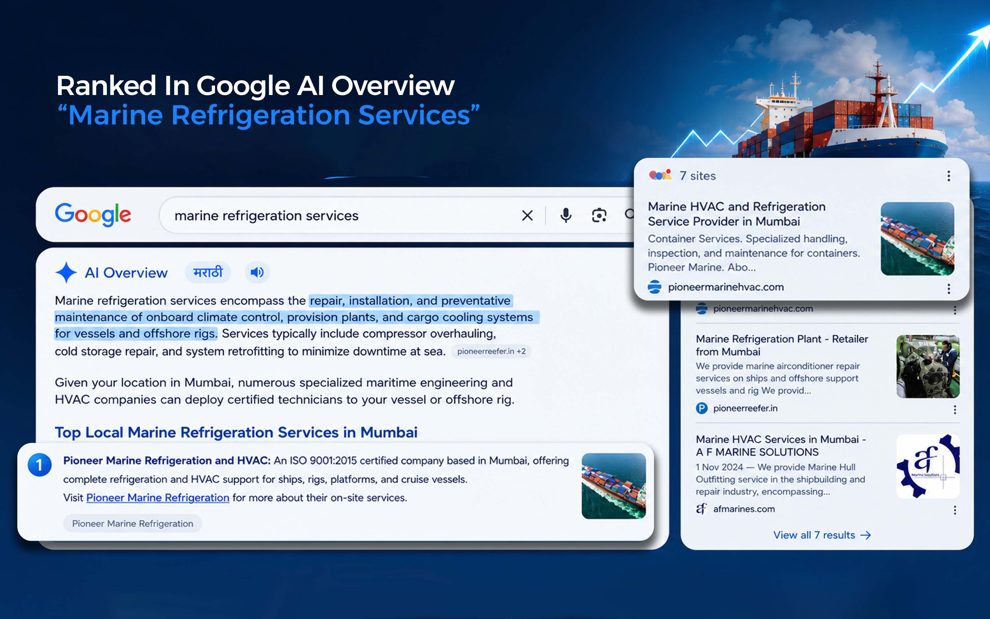 Marine Refrigeration Services - Pioneer Marine