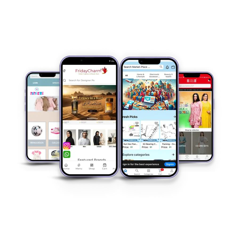 Why Mobile App Development Is Important for Your Business? phone mockup