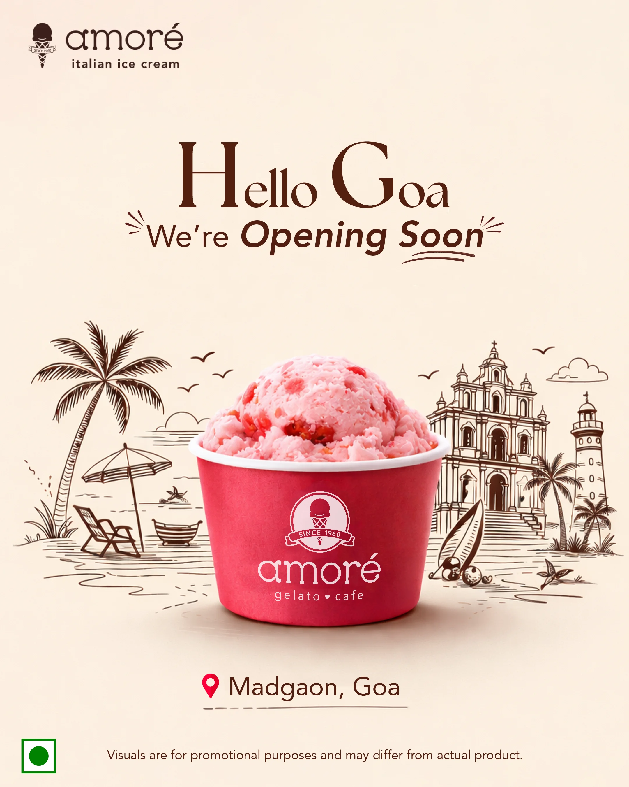 AMORE POST FOR GOA OPENING SOON