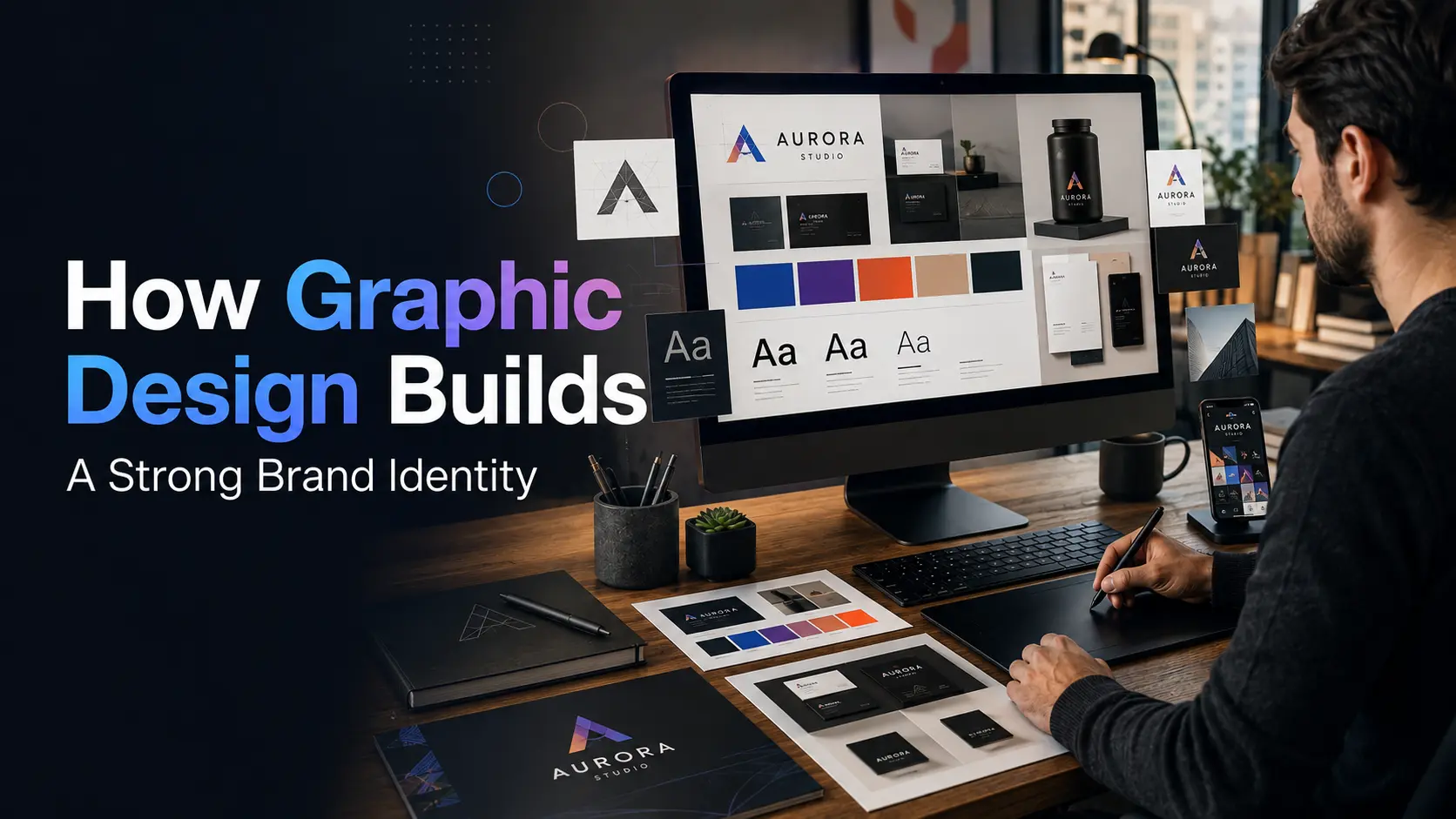 How Graphic Design Builds a Strong Brand Identity