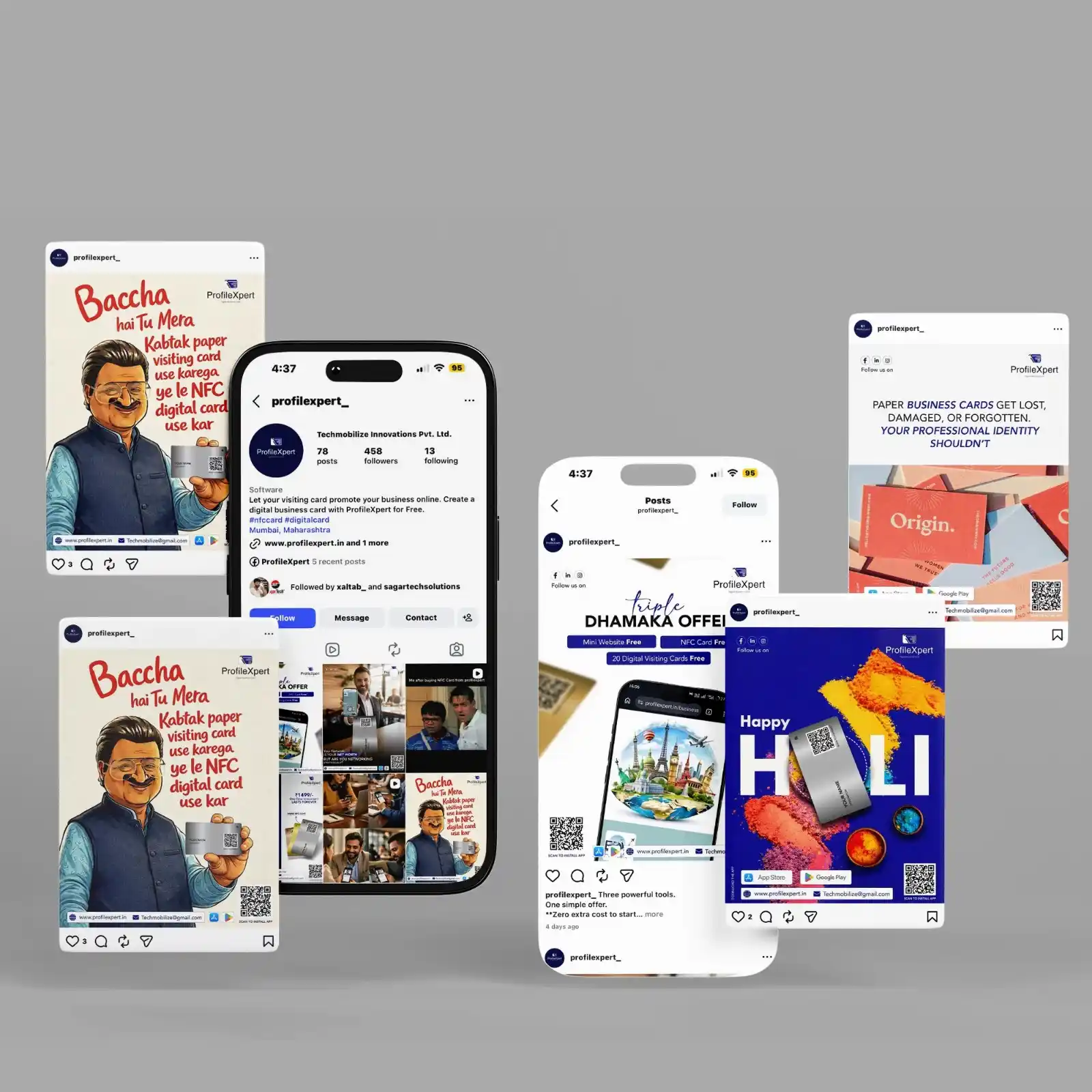 Social Media Brand Identity and Content Series Mockup